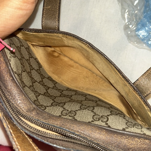 GUCCI LEATHER BOSTON HAND BAG - Picture 14 of 14